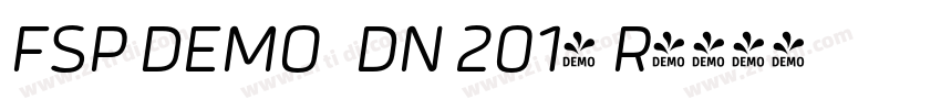 FSP DEMO   DN 2014 R字体转换